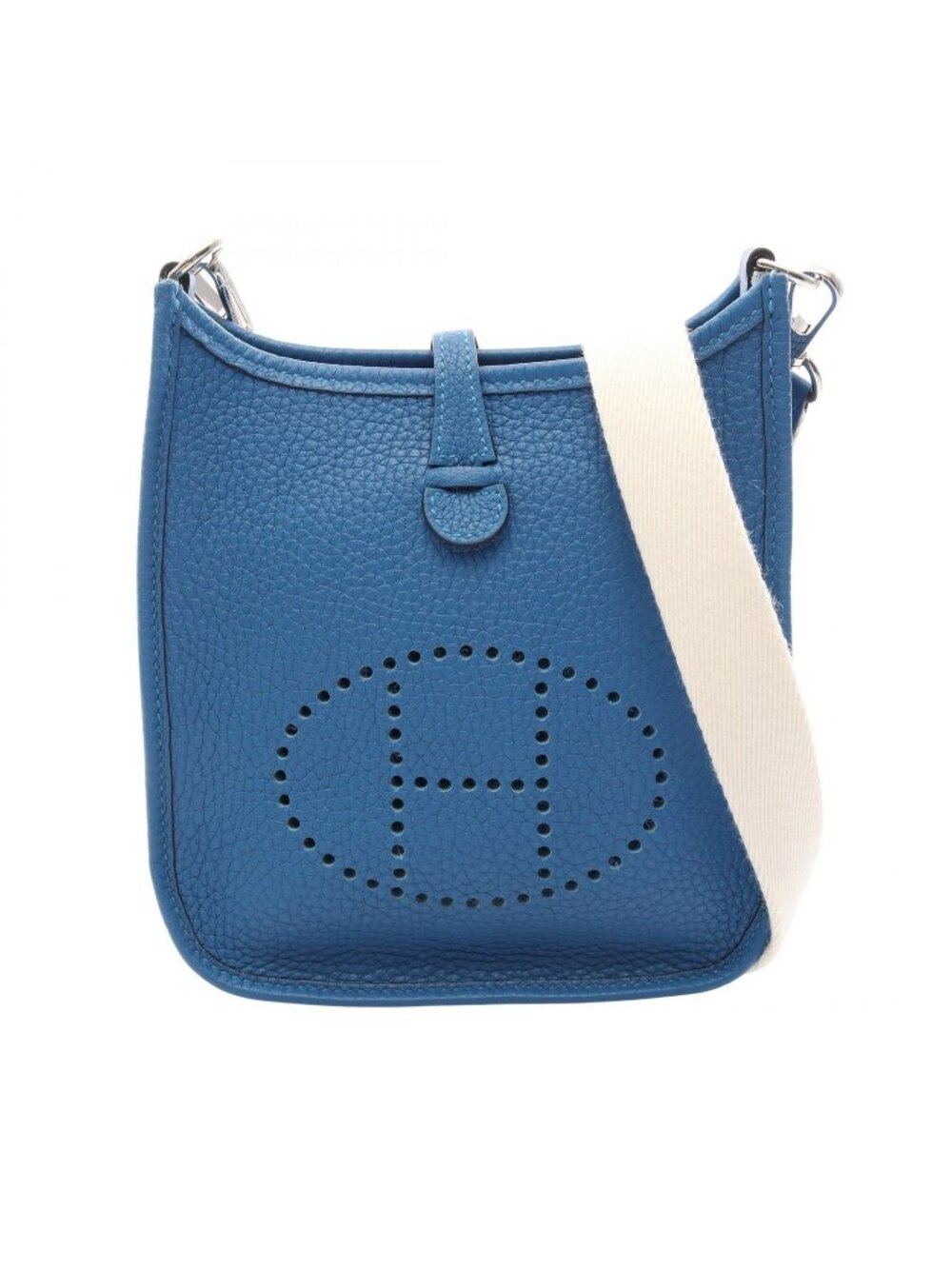 Hermes Shoulder Bag Evelyne Amazon TPM Mykonos White